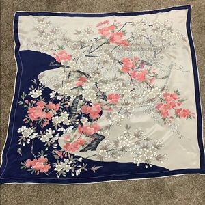 Beautiful hand rolled silk scarf